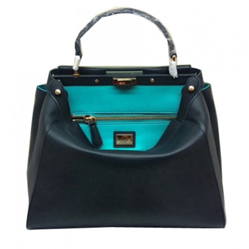 Fendi Peekaboo Tasche Original Leder FD2311 Royal