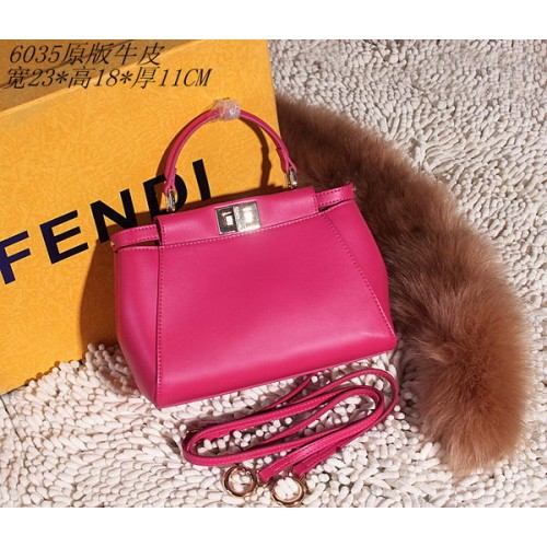 Fendi Peekaboo Tasche Glattleder FD6035 Rose