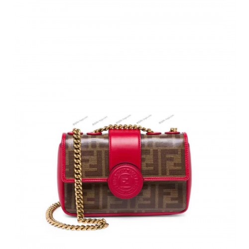 Fendi BRIEFTASCHE MIT KETTE 8HF836 ROT