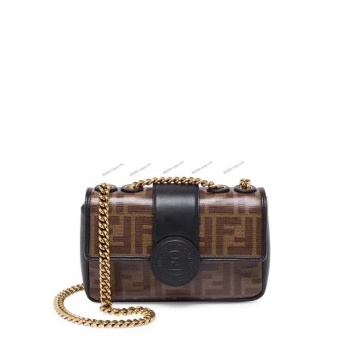 Fendi WALLET ON CHAIN 8HF836 schwarz