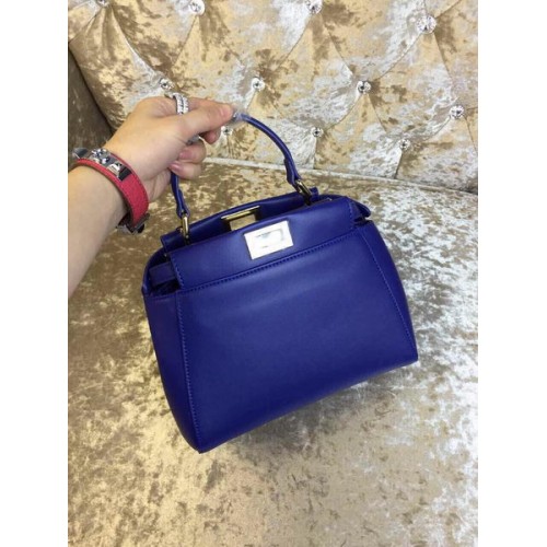 Fendi Mini Peekaboo Bag Kalbsleder 30320 Royal