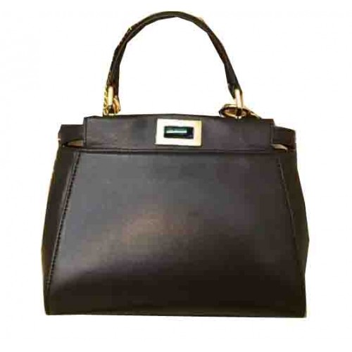 Fendi Mini Peekaboo Tasche Original Leder 55211 Schwarz