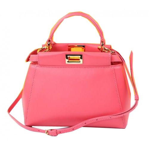 Fendi Mini Peekaboo Bag Schafsleder F520885 Rose