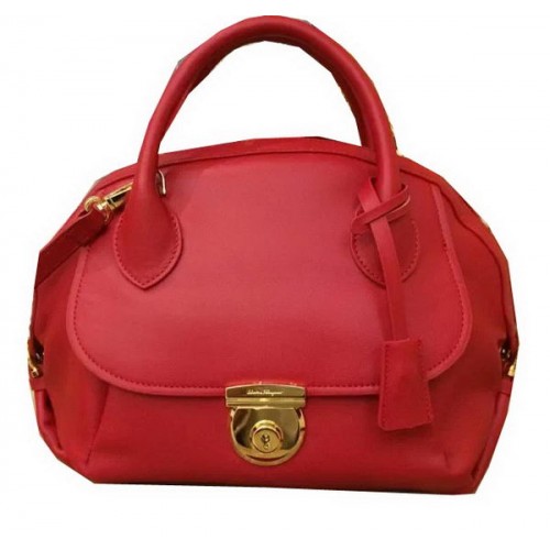 Ferragamo Medium Tragetasche Kalbsleder SF0612 Rot