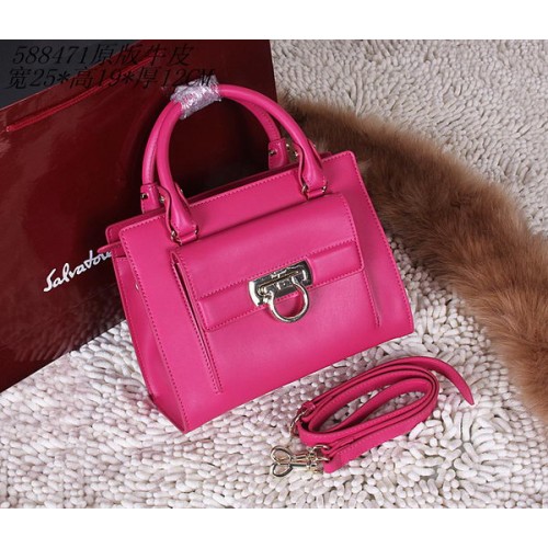 Ferragamo Umhängetasche Kalbsleder 588473 Rose