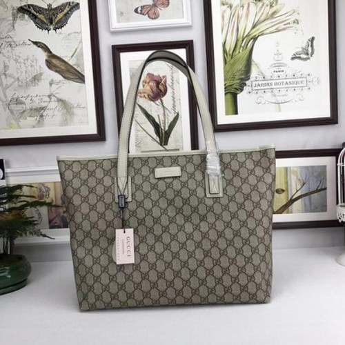 Gucci GG Imprime Einkaufstasche 211137 OffWhite