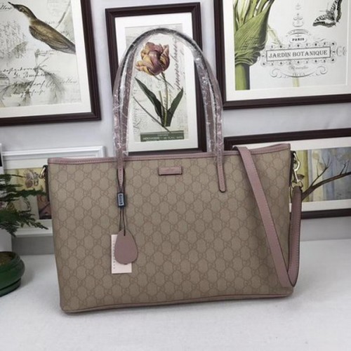 Gucci GG Supreme Canvas Einkaufstasche 353437 Pink
