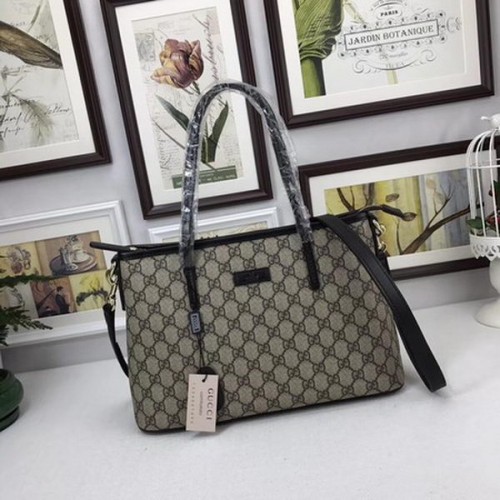 Gucci GG Supreme Canvas Tragetasche 353440 Braun