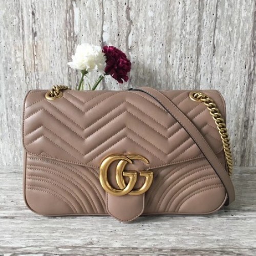 Gucci GG Marmont Große Umhängetasche 443496 Apricot