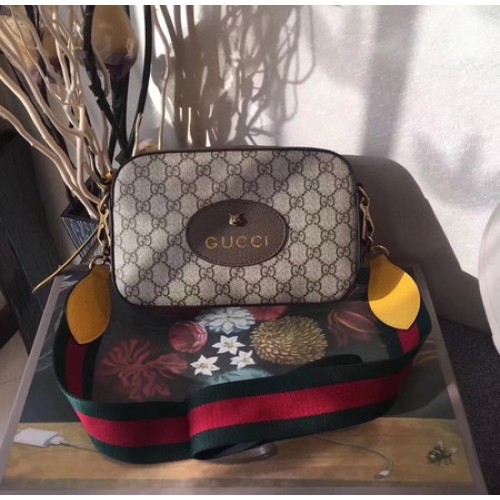 Gucci GG Supreme Umhängetasche 476466 Braun