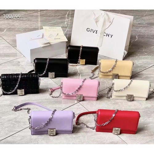 GIVENCHY Original Leder-Umhängetasche mit Kette 1864