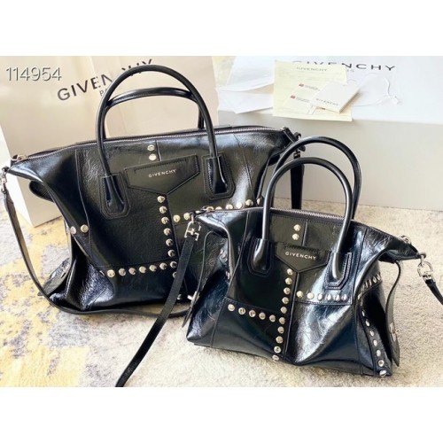 GIVENCHY Original Leder Umhängetasche A63188 schwarz
