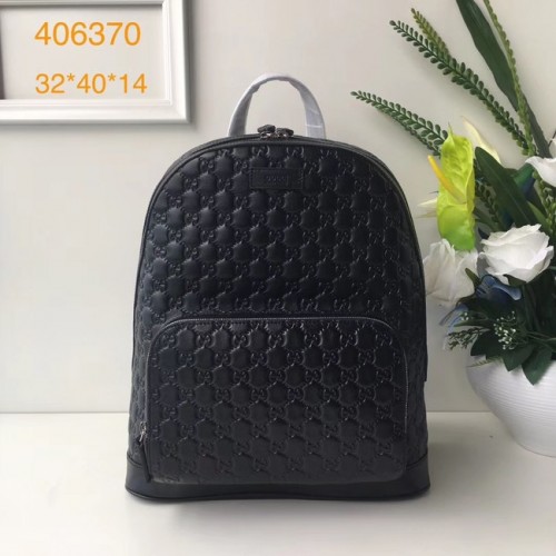 GUCCI GG Soho Lederrucksack 406370 Schwarz