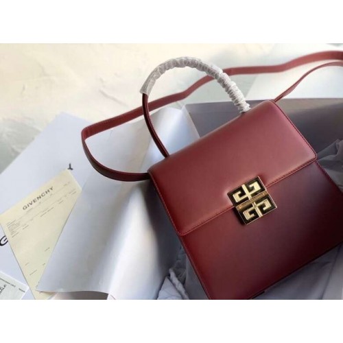 Givenchy Kalbsleder-Tasche 2019 Burgund