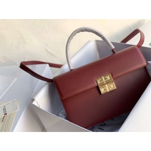 Givenchy Kalbsleder-Tasche 2020 Burgund