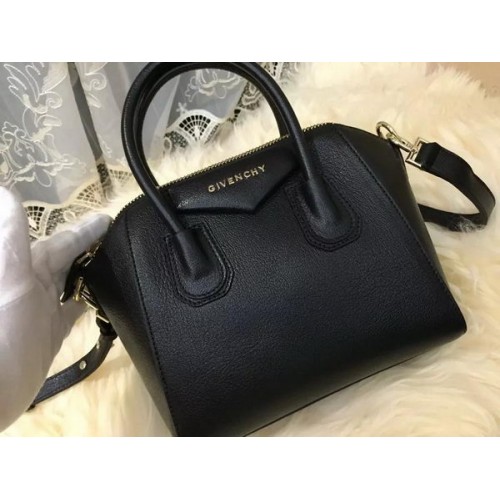 Givenchy Mini Antigona Tasche Ziegenleder G1900 Schwarz