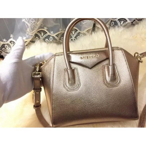 Givenchy Mini Antigona Tasche Ziegenleder G1900 Gold