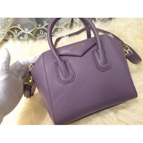 Givenchy Mini Antigona Tasche Ziegenleder G1900 Lila