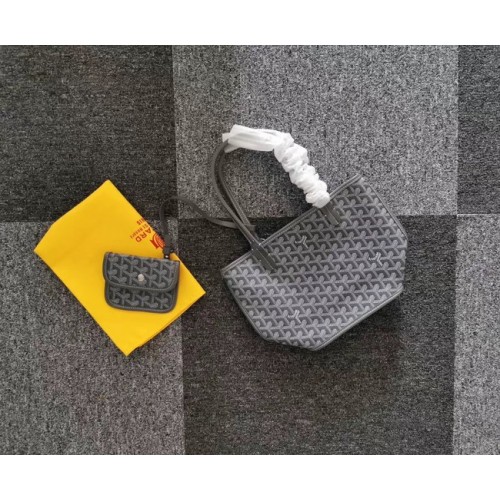 Goyard Kalbsleder Mini Tragetasche 6782 Grau