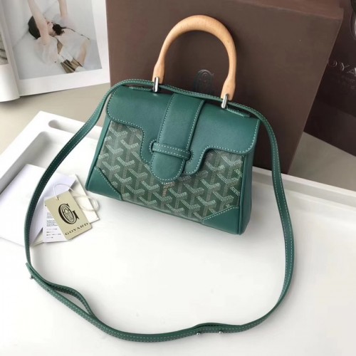 Goyard Kalbsleder Mini Tragetasche 9955 grün