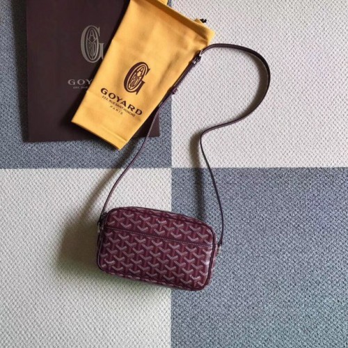 Goyard Kalbsleder Schultertasche 6788 Wein