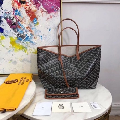 Goyard Kalbsleder Tragetasche 20207 schwarz&braun