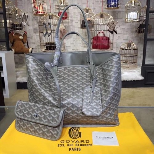 Goyard Kalbsleder Tragetasche 20207 grau