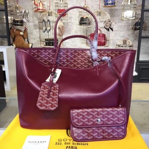 Goyard Kalbsleder Tragetasche 20208 Wein