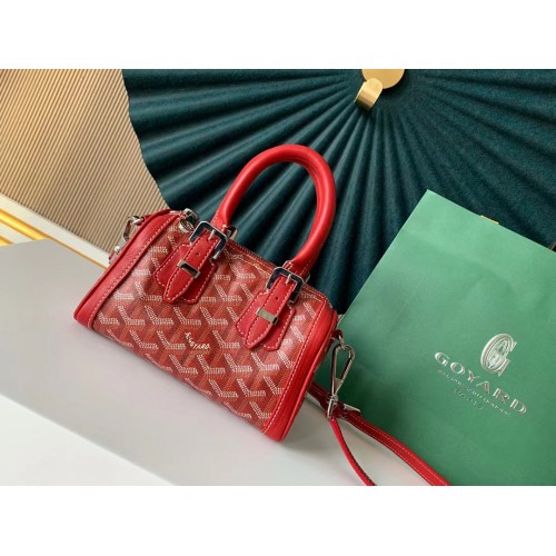 Goyard Kalbsleder Umhängetasche 9986 rot