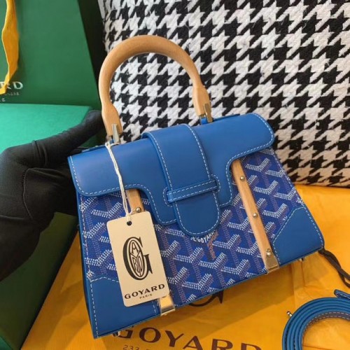 Goyard Mini-Saigon-Einkaufstasche 55632 blau