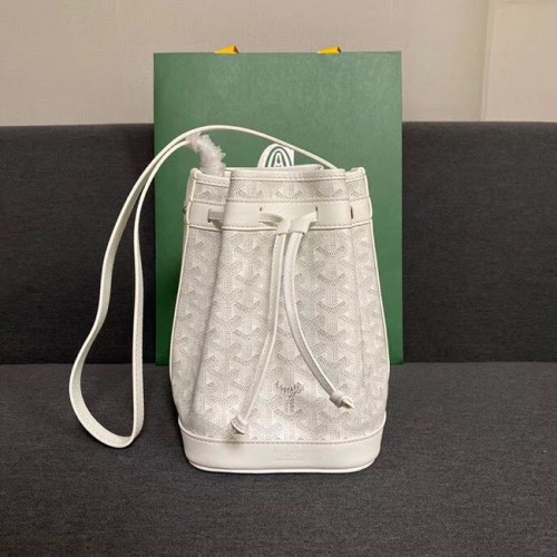 Goyard Petit Flot Tasche mit Kordelzug G6959 weiß