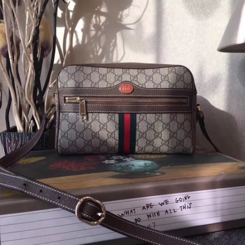 Gucci GG Supreme Umhängetasche 501337 Braun