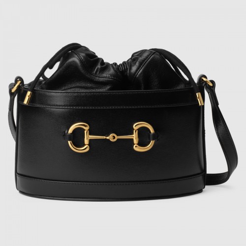 Gucci 1955 Horsebit Beuteltasche 602118 schwarz
