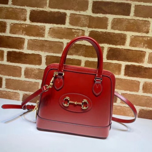 Gucci 1955 Horsebit kleine Henkeltasche 621220 rot