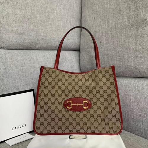 Gucci 1955 Horsebit Einkaufstasche 623694 rot