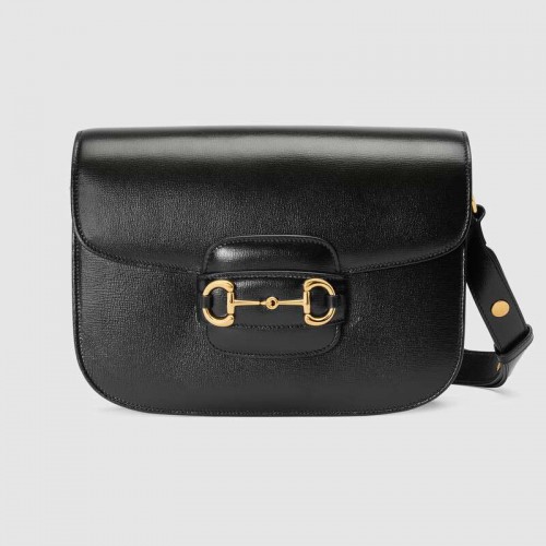 Gucci 1955 Leder Umhängetasche 602204 schwarz