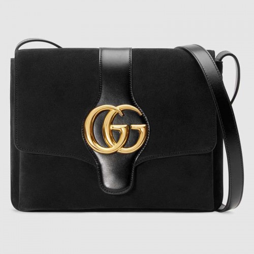 Gucci Arli mittelgroße Umhängetasche 550126 schwarz