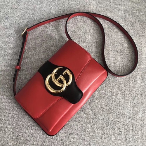 Gucci Arli kleine Umhängetasche 550129 rot&schwarz