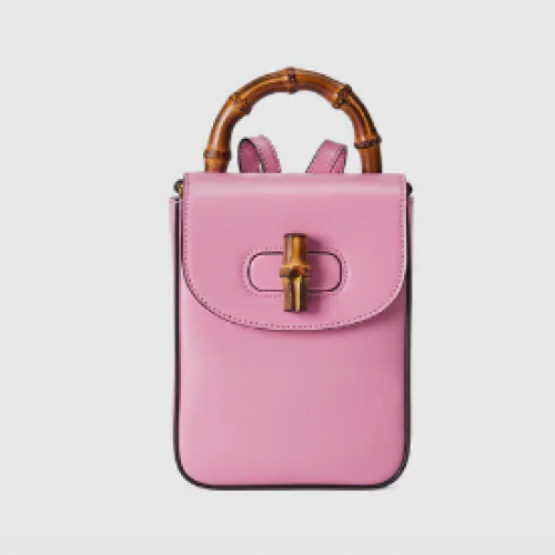 Gucci Bamboo Mini Handtasche 702106 rosa