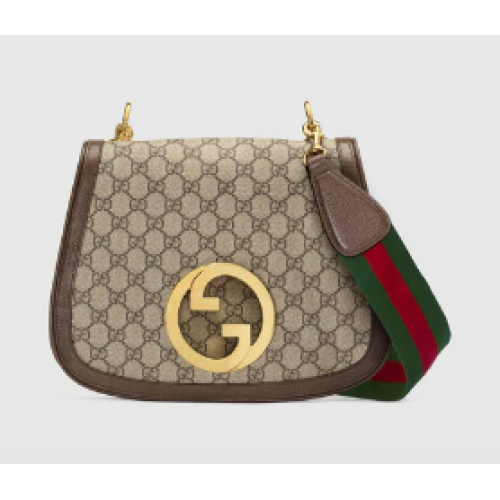 Gucci Blondie mittlere Umhängetasche 699210 Braun