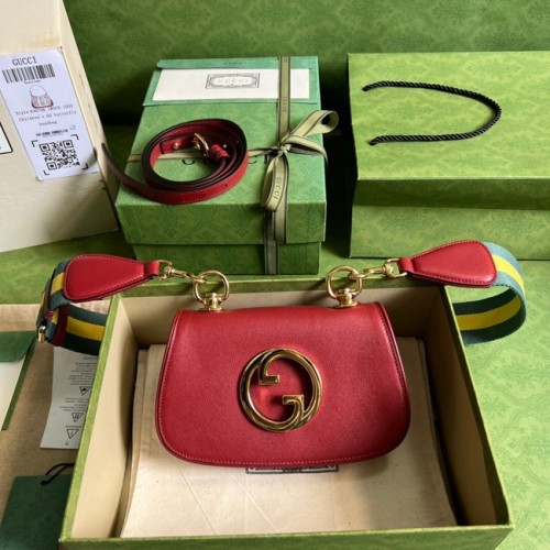 Gucci Blondie Minitasche 698643 Burgund