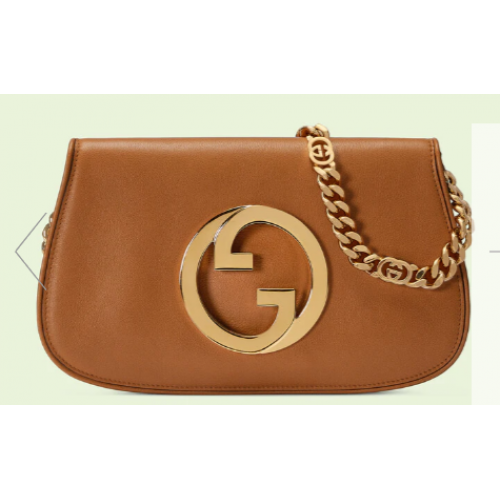 Gucci Blondie Umhängetasche 699268 Hellbraun