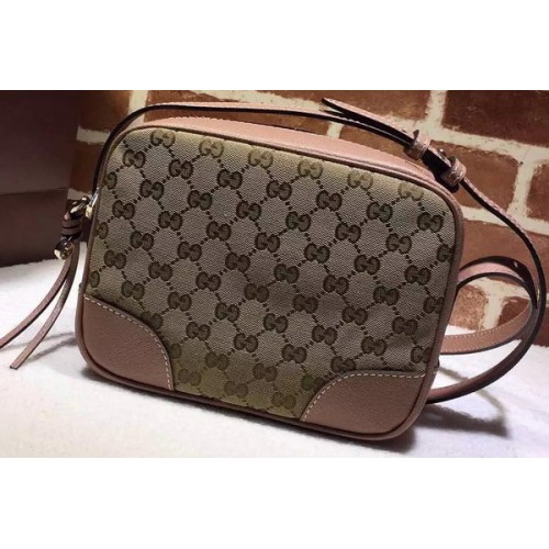 Gucci Bree Original GG Canvas Mini Messenger Bag 387360 Kamel