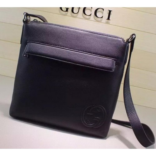 Gucci Messenger Bag aus KalbslederS 322059 Schwarz