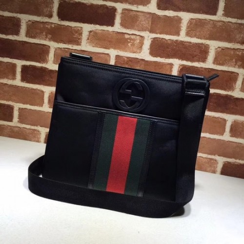 Gucci Canvas Umhängetasche 181067 schwarz
