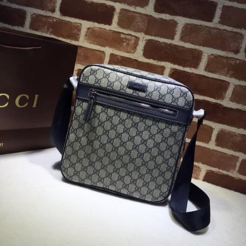 Gucci Courrier GG Supreme Umhängetasche 401448 Blau