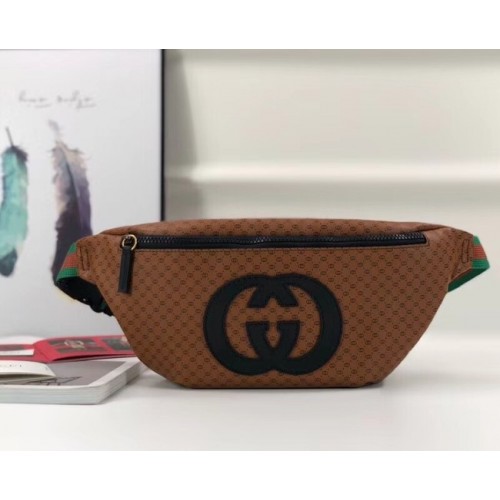 Gucci-Dapper Dan Original Gürteltasche 536416 braun