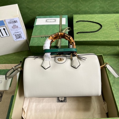 Gucci Diana mittelgroße Einkaufstasche 655663 weiß