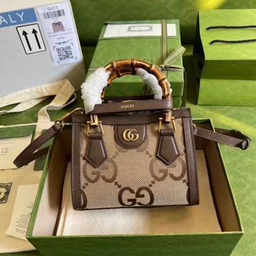 Gucci Diana Mini-Einkaufstasche 655661 braun