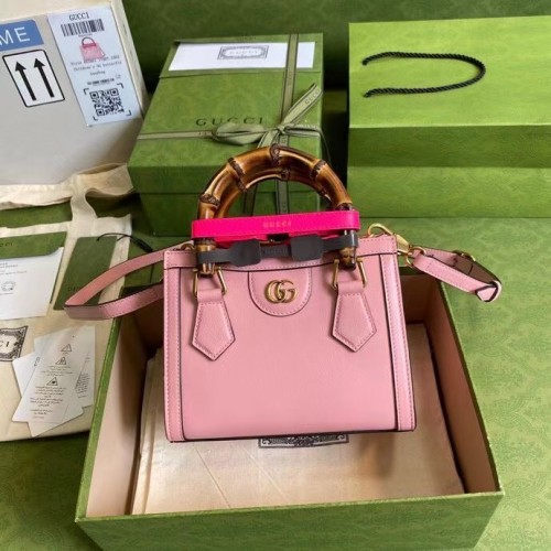 Gucci Diana Mini-Einkaufstasche 655661 rosa